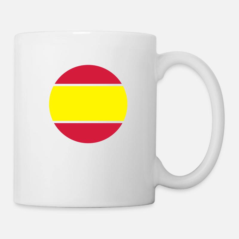 spanien_rund_50 - Tasse - Weiß