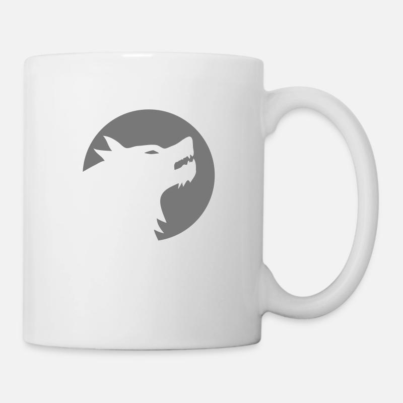 Wolf - Tasse - Weiß