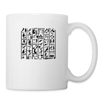 egypt_kite_vec_1 de - Tasse - Weiß - Rechts