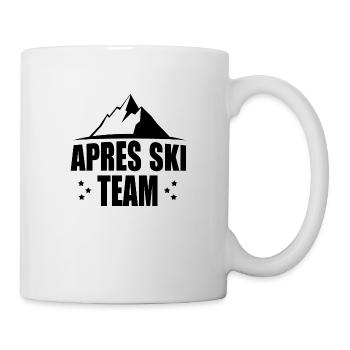 apres ski team - Tasse - Weiß - Rechts