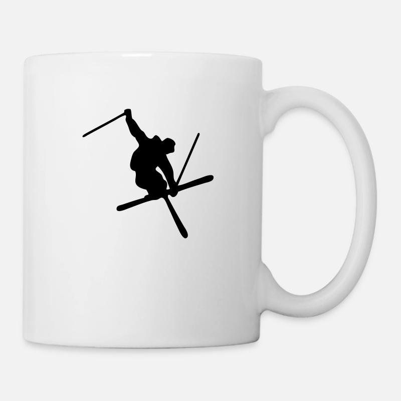 Freestyle Skier - Mug blanc - blanc