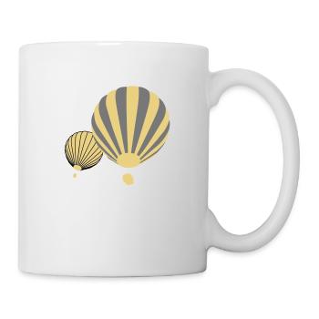 Ballons - Tasse - Weiß - Rechts