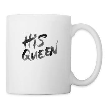 His Queen Splash - Black - Tasse - Weiß - Rechts