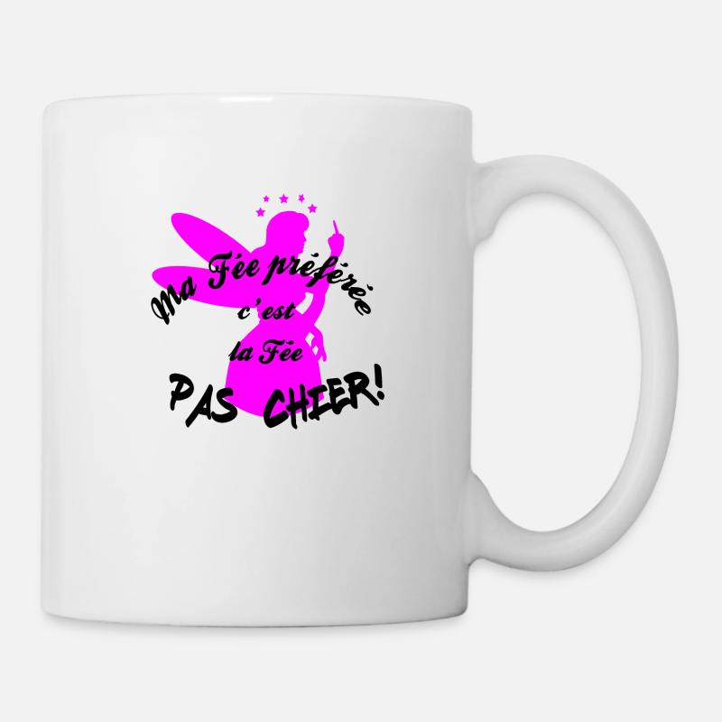 fee pas chier - Mug blanc - blanc
