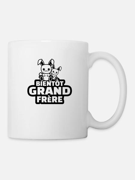 bientôt grand frère - Mug blanc - blanc