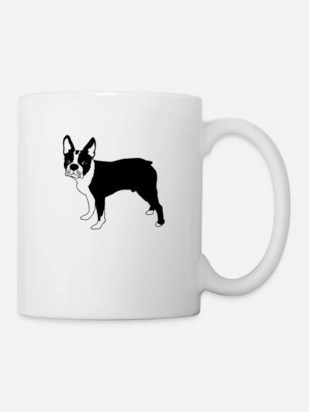 Boston terrier de - Tasse - Weiß