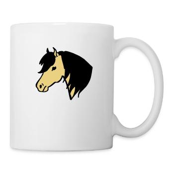 Pony Pferdchen - Tasse - Weiß - Rechts