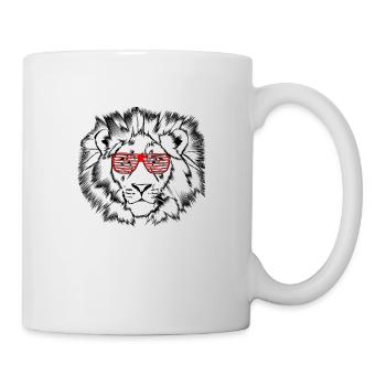 Funky Lion - Mug blanc - blanc - Droite