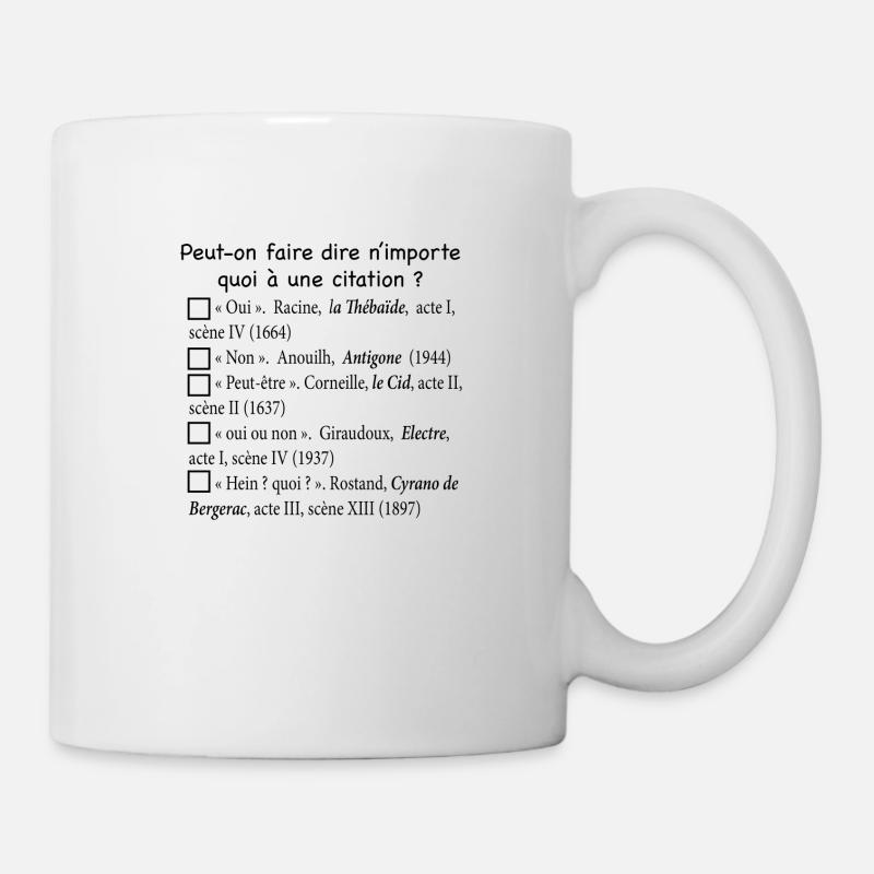 Citations - Mug blanc - blanc
