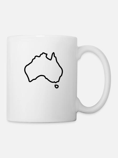 Australia logo - Mug blanc - blanc