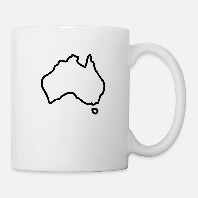 Australia logo - Mug blanc - blanc