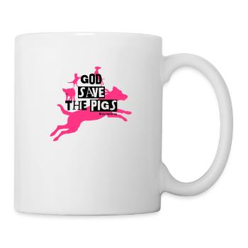 God save the pigs Color - Tasse - Weiß - Rechts