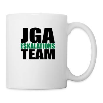 JGA Eskalation Junggesellen-Abschied Fun - Tasse - Weiß - Rechts