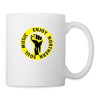 2 colors - Enjoy Northern Soul Music - nighter - Mug blanc - blanc - Droite