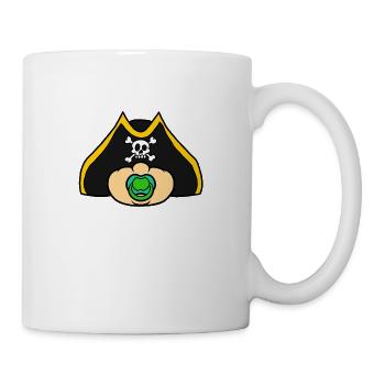 Pirat - Tasse - Weiß - Rechts
