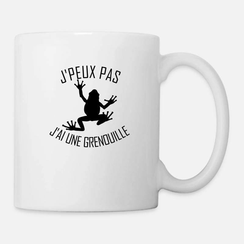 J'peux pas j'ai une Grenouille - Mug blanc - blanc