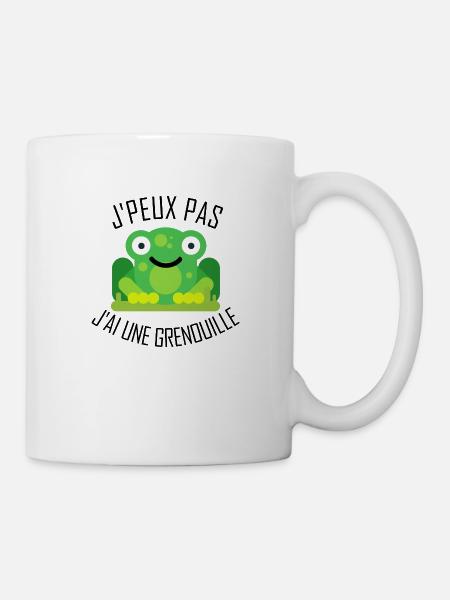 J'peux pas j'ai une Grenouille - Mug blanc - blanc