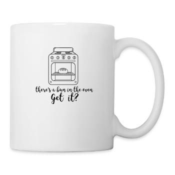 Ventre de bébé enceinte grossesse cadeau four bébé - Mug blanc - blanc - Droite