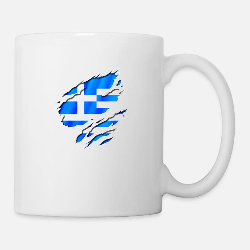 grec grece greece des - Mug blanc - blanc