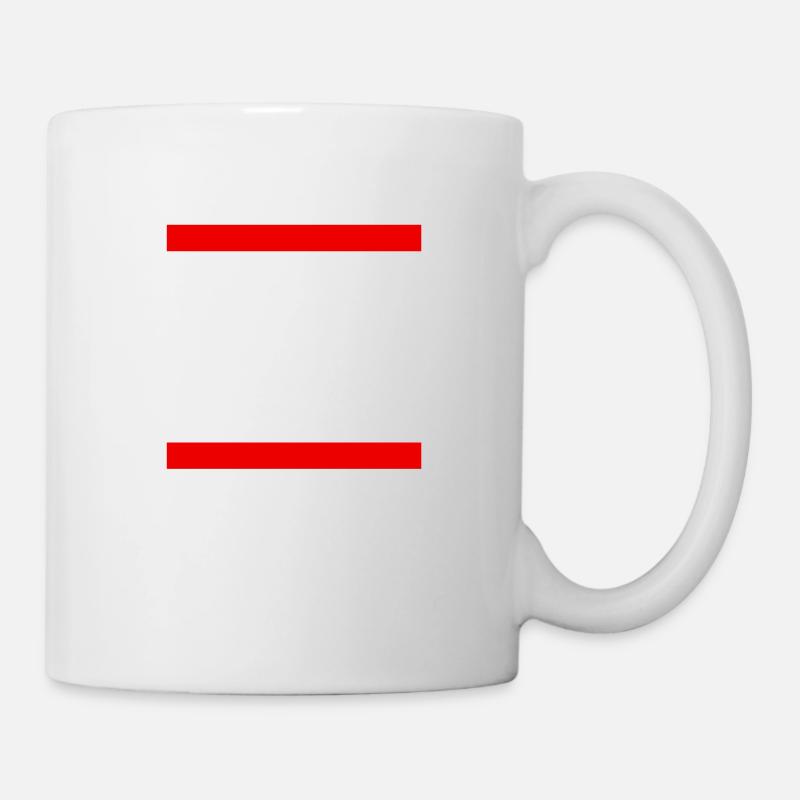 RUN LOGO BLANK - Tasse - Weiß