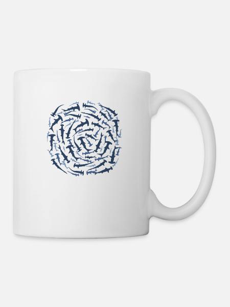 requin-marteau requin baleine plongée les - Mug blanc - blanc