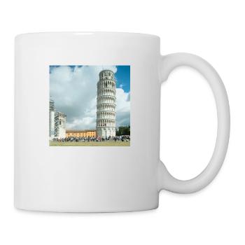 Leaning tower of Pisa Tuscany - Mug - white - Right