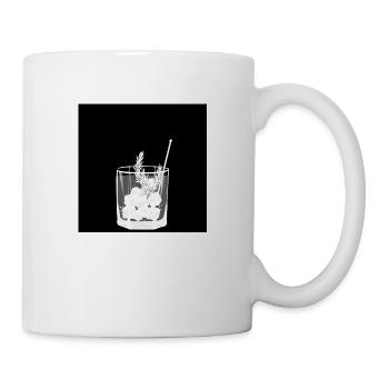 Small Glass Gin and Tonic - Design - Summer Drink - Mug - white - Right