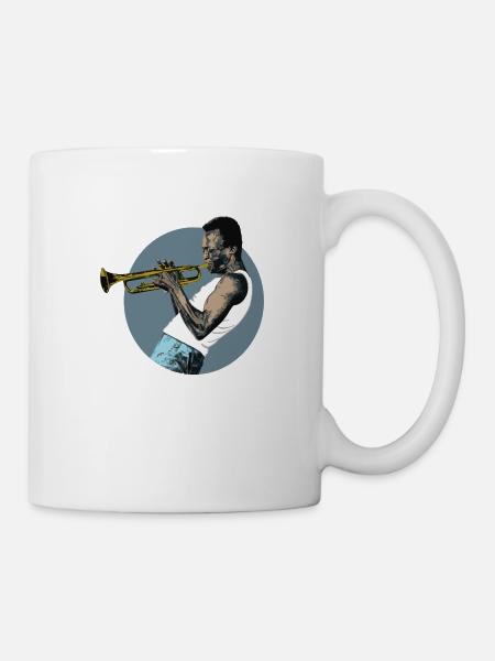 Jazz trompette - Mug blanc - blanc