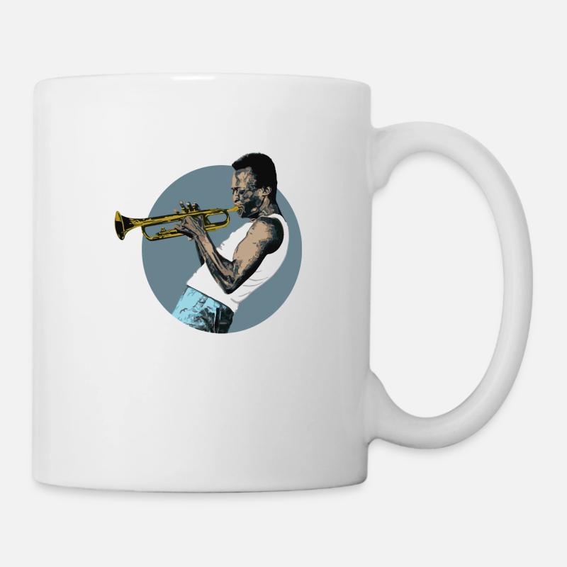 Jazz trompette - Mug blanc - blanc