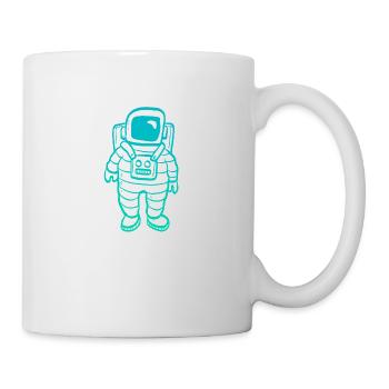 Astronaut Clipart - Tasse - Weiß - Rechts