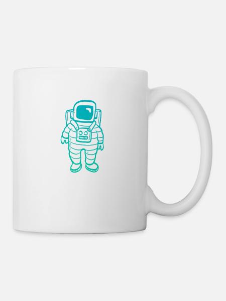 Astronaute clipart - Mug blanc - blanc