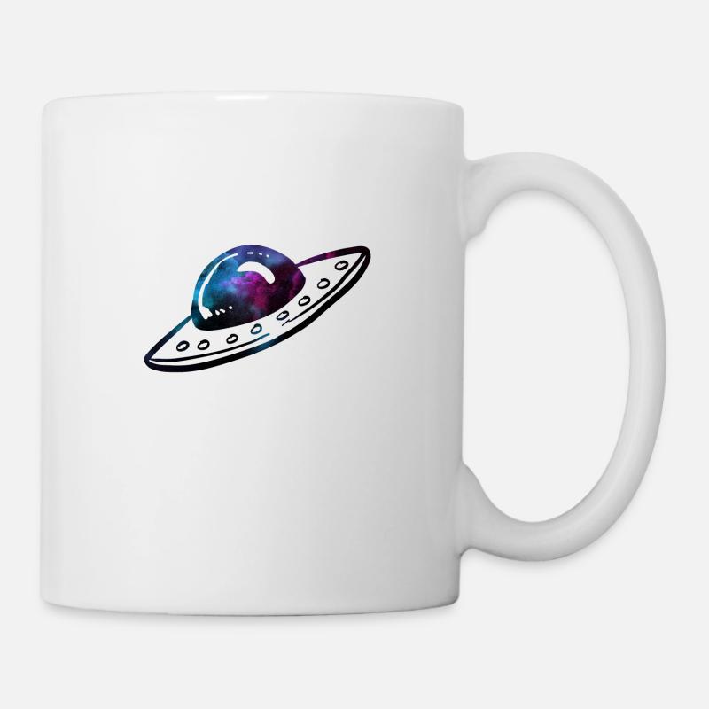 Ufo Weltraum - Tasse - Weiß