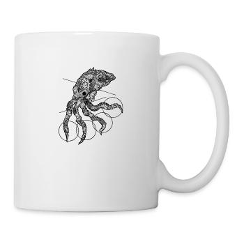 Tintenfisch - Tasse - Weiß - Rechts