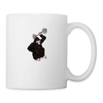 Gym Beast Mode Fitness Geschenk, Lift - Mug blanc - blanc - Droite