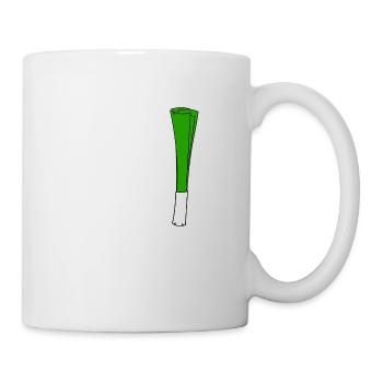 Hello I bims 1 leek - Mug - white - Right