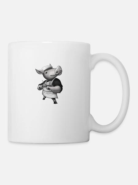 Pig Butcher - Tasse - Weiß