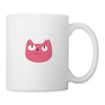 Lustige Katze - Tasse - Weiß - Rechts