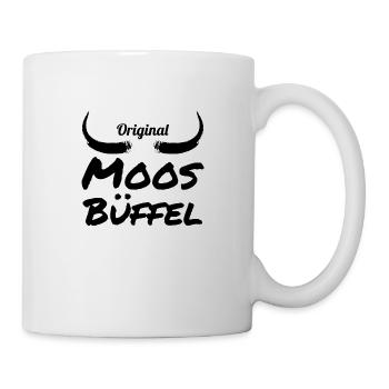 Original Moosbüffel T-Shirt - Tasse - Weiß - Rechts