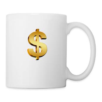 dollar sign - Mug - white - Right