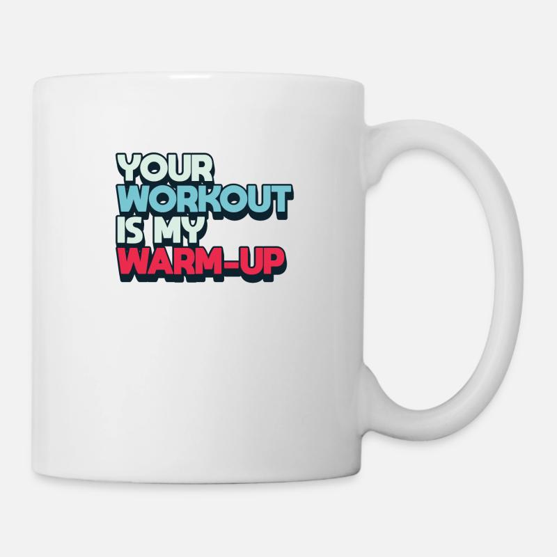 Kraft Training - Tasse - Weiß