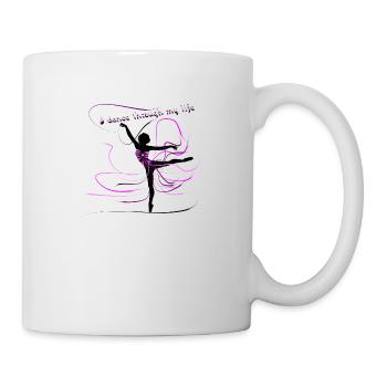 danseur - Mug blanc - blanc - Droite