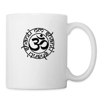 aum_om_shanti_15x15 - Tasse - Weiß - Rechts