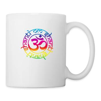 aum_om_shantil_rainbow - Tasse - Weiß - Rechts