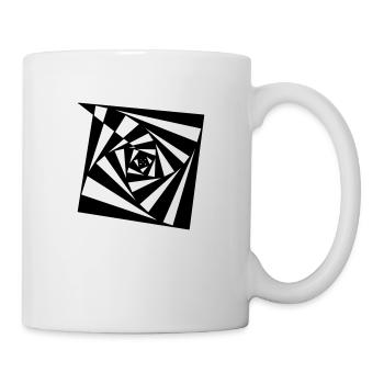 Spiral Tribe psychedelische Illusion - Tasse - Weiß - Rechts