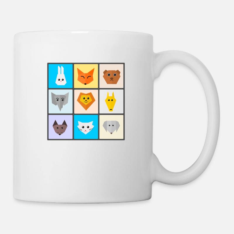 animaux - Mug blanc - blanc