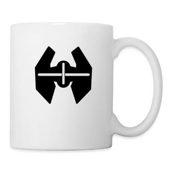 Ravewear Logo Tekno - Mug blanc - blanc - Droite