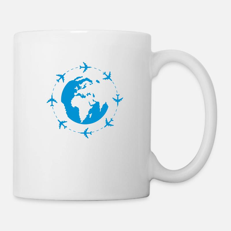 tour du monde - Mug blanc - blanc