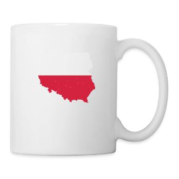 Map Flag Poland T-Shirt Polska Gift - Mug - white - Right
