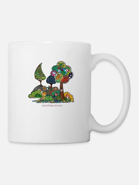 Le jardin d'Elise - Mug blanc - blanc