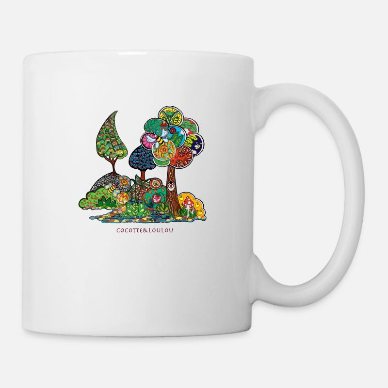 Le jardin d'Elise - Mug blanc - blanc